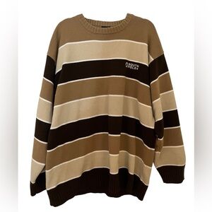 South Pole Brown Striped Sweater